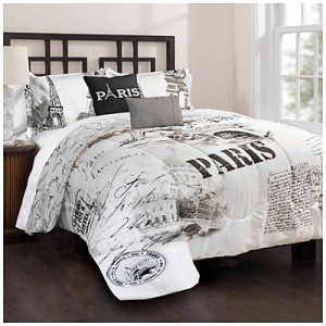 Paris Eiffel Tower Comforter Set