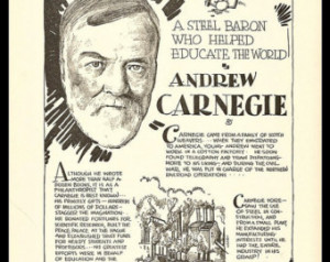 Andrew CARNEGIE - Philanthropist, Steel Baron who Helped Educate the ...