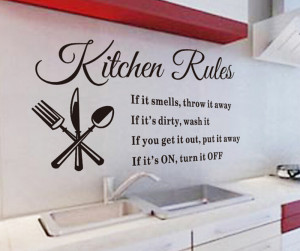 Aliexpress.com : Buy New DIY Removable Kitchen Words Wall Stickers ...