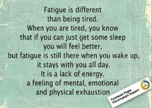 lack of energy, a feeling of mental, emotional and physical exhaustion ...