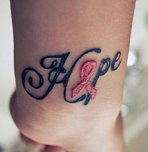 Pink Ribbon for Cancer Tattoos Pink Ribbon Tattoos Design Ideas
