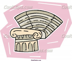 Clipart Greek Roman Columns Royalty Free Vector Illustration Pictures ...
