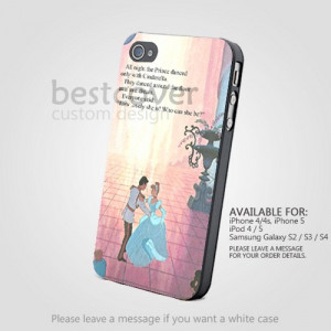 Cinderella Dancing Quotes for iPhone 4/4S/5 iPod 4/5 Galaxy S2/S3/S4