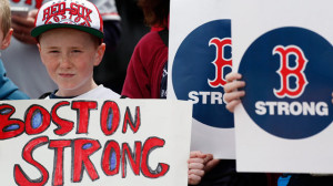 PHOTO: A young fan holds a 