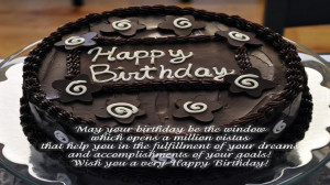 Birthday Wishes With Chocolate Cake 1920x1080 HD Wallpaper for desktop