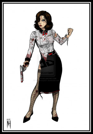 BioShock Infinite: Elizabeth Noir by xenomorph01
