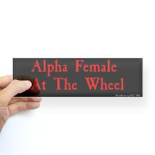 Alpha Female At The Wheel - BMP for