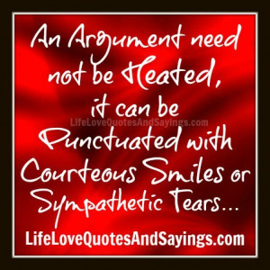 Love and Argument Quotes