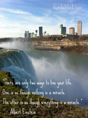 took this photo while standing at the edge of Niagara Falls with my ...