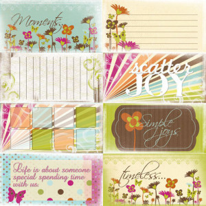 Quick Quotes - Just Because Collection - 12 x 12 Paper - Phrases