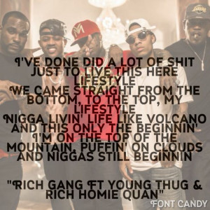 ... Gang Ft, Quan Reayln, Young Thug, Rich Homie Quan, Ft Young, Rich Gang