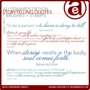 Storytelling Quotes . This one includes 7 quotes (four are shown on ...