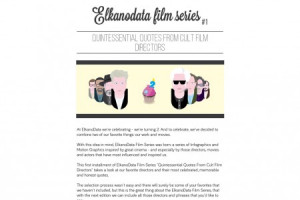 Quintessential Quotes From Cult Film Directors Infographic