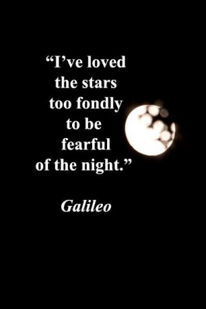 Download Wallpaper on Stars with Quote By Galileo