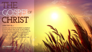 John 14:1-3 – The Gospel of Christ Papel de Parede Imagem