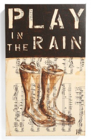 ... Inspiration - Third and Wall Art 'Play in the Rain' Sign | Nordstrom