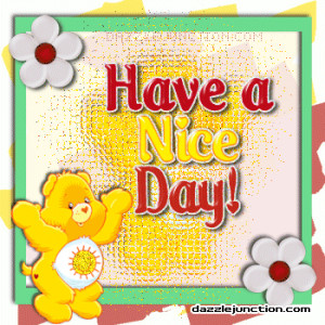 Carebear Nice Day quote