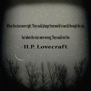 Lovecraft Quote Wallpaper H.p. lovecraft quote by