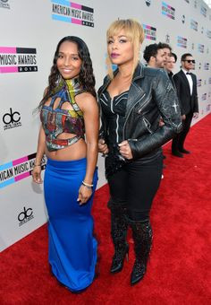 Chilli and T-Boz of TLC at the #AMAs More