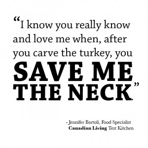 TK Quote of the Day -- save me the neck