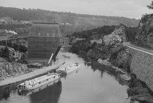 The Erie Canal at Little Falls, between 1880 and 1897. Photo by ...
