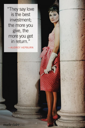 Best Audrey Hepburn Quotes – Audrey Hepburn 85th Birthday – Marie ...