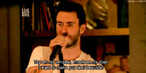 adam levine, maroon 5, she wil be loved, she will be loved quotes ...