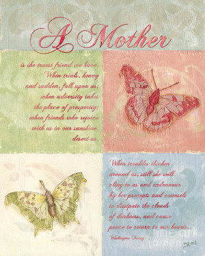 Mothers Day Butterfly Card Painting - Mothers Day Butterfly Card Fine ...