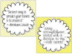 Busy Bee Speech: Quote Posters Freebie!