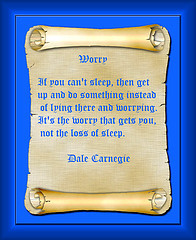 Dale Carnegie Quote You Remember The Things Were Worrying