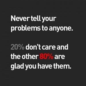 Never Tell Your Problems: Quote About Never Tell Your Problems ~ Daily ...