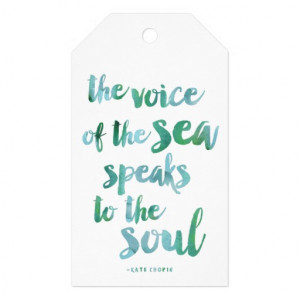 Watercolor Sea Quote Gift Tags Pack Of Gift Tags