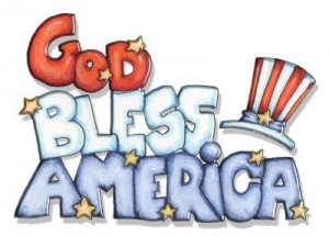 Independence Day Free Clipart: Happy July 4th Text Banner Clipart ...