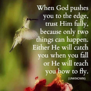 Teach me how to fly Lord!