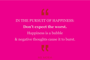 Always assuming the worst.