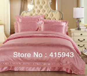 Luxury silk bedding set/duvet cover set /comforter set /bed sheet