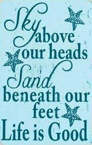 Beach quote via Carol's Country Sunshine on Facebook More