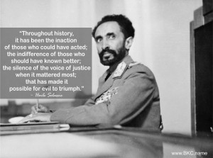 Haile Selassie Quotes Credited