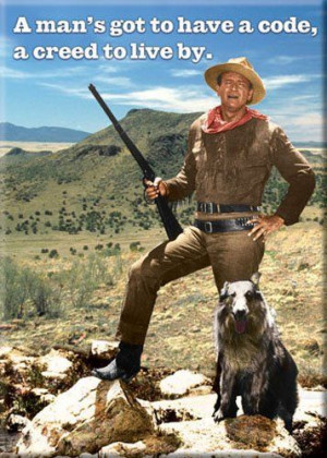 john wayne on location in mexico photographed in 3 d directed by john ...