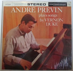 ANDRE PREVIN plays VERNON DUKE vinyl LP in SHRINK CONTEMPORARY vinyl