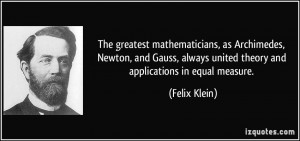More Felix Klein Quotes