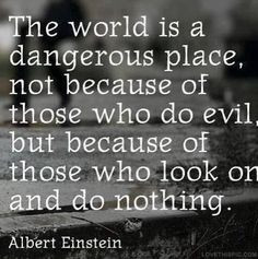 Albert Einstein Quote quotes world celebrity evil place albert ...