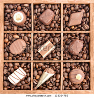 stock-photo-assorted-chocolates-in-wooden-box-with-coffee-beans-manual ...