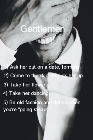 Five major things for to be a gentlemen
