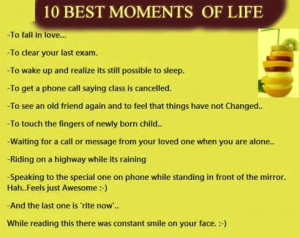 10 BEST MOMENTS OF LIFE!!!