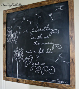 Spring Chalkboard - The Lilypad Cottage