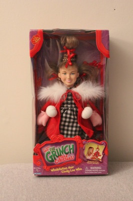 NEW Cindy Lou Who Doll - Playmates - Whobilation Hair - Grinch ...