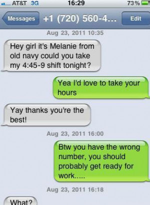 Funny photos funny text message wrong number iPhone