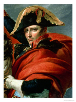 Jacques Louis David Napoleon Crossing the Saint Bernard