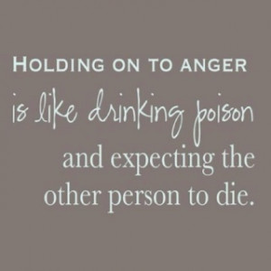 Unchain the anger, release the hold it has on you.